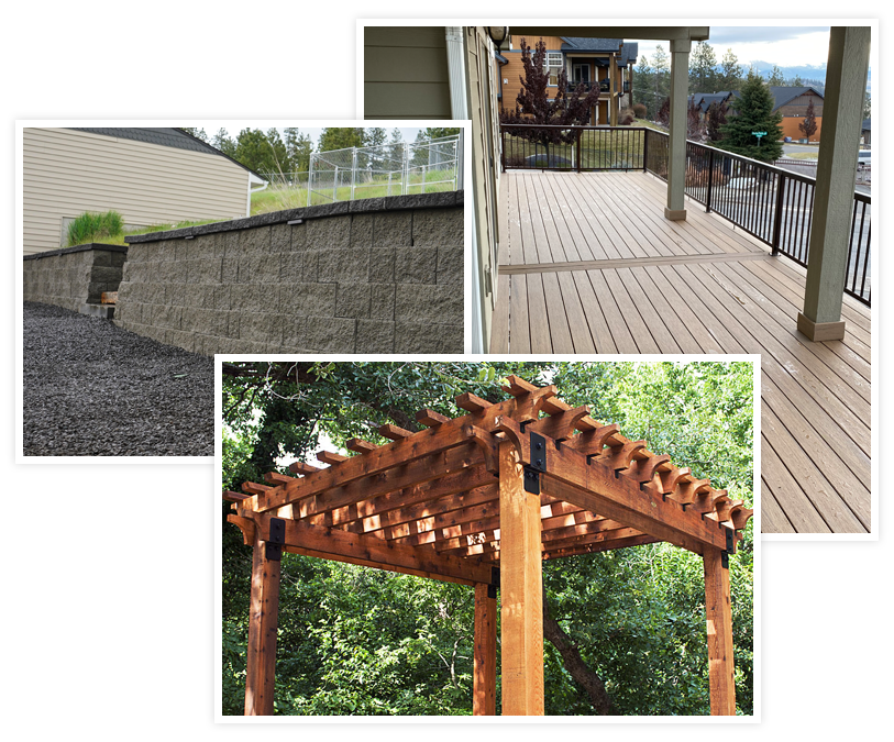 Decks, Pergolas, Retaining Wall contractors